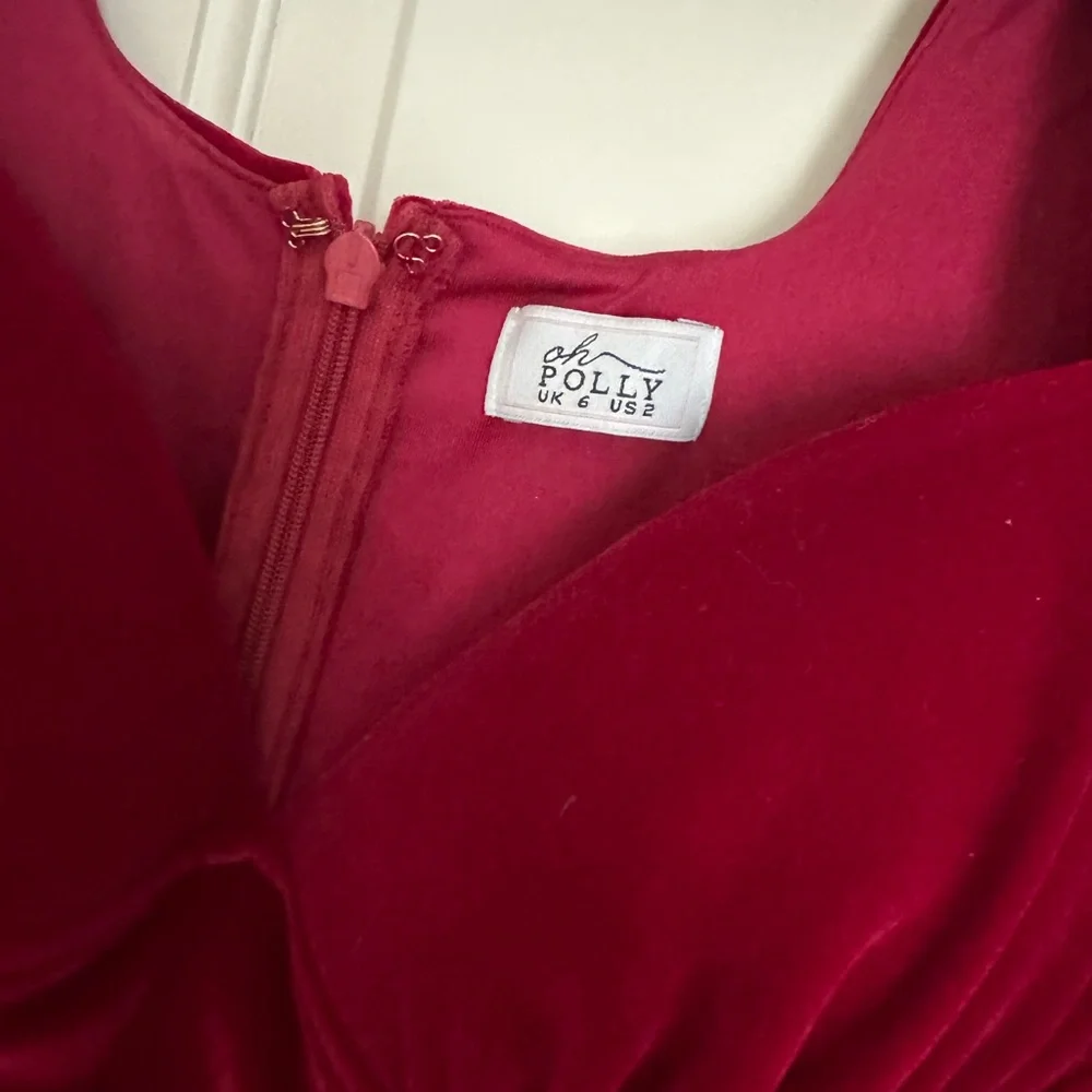 Oh Polly Red Mini Dress - Picture 4 of 4